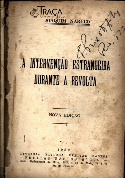 A Intervenção Estrangeira Durante A Revolta