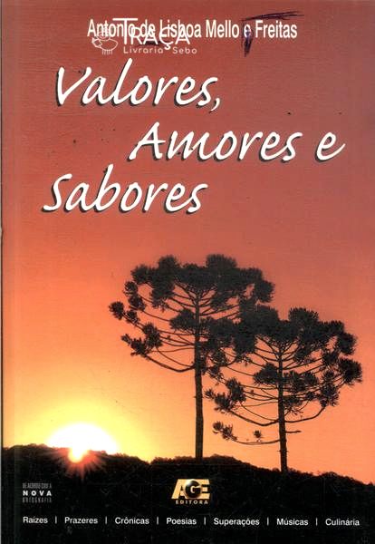Valores Amores E Sabores
