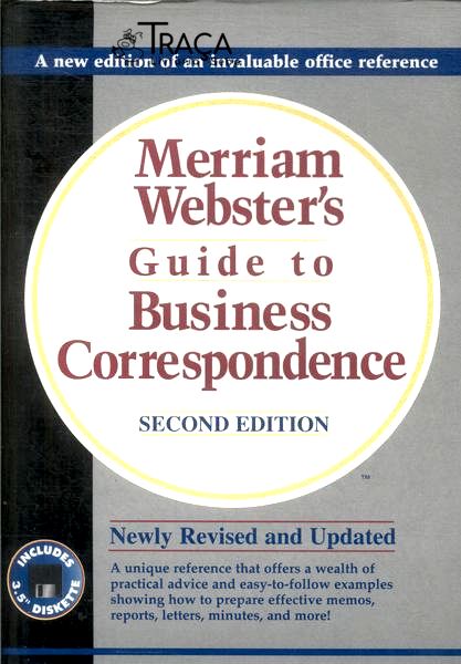 Merriam Websters Guide To Business Correspondence (inclui Disquete)