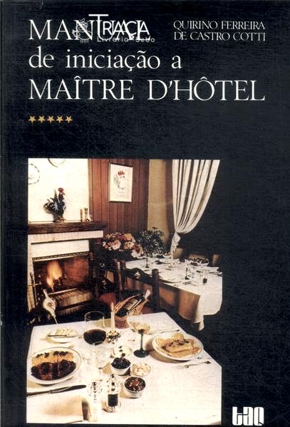 Manual de Iniciação a Maître Dhôtel