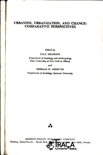 Urbanism, Urbanization, And Change (1969)