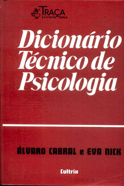 Dicionário Técnico de Psicologia (1994)