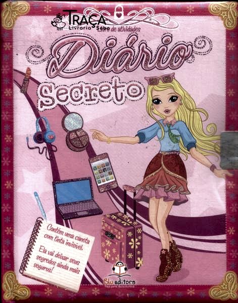 Diário Secreto (inclui Cadeado e Caneta Não Funciona)
