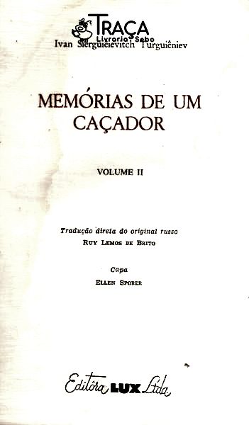 Memórias De Um Caçador Vol 2