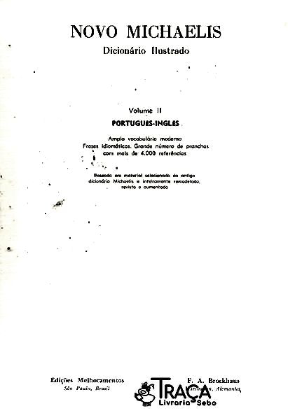 Novo Michaelis: Dicionário Ilustrado Vol 2 (1961)