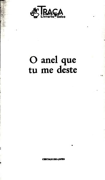 O Anel Que Tu Me Deste