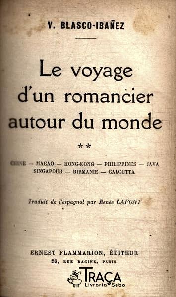 Le Voyage DUn Romancier Autour Du Monde Vol 2