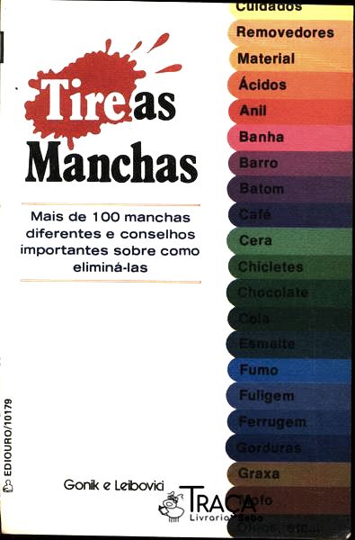 Tire as Manchas - Mais de 100 Manchas Diferentes e Conselhos Importantes Sobre Como Eliminá-las