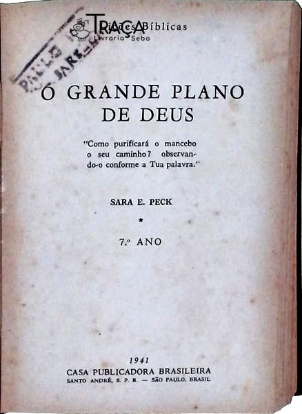 O Grande Plano de Deus