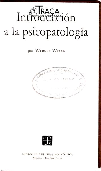 Introducción a La Psicopatología