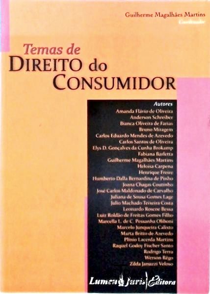 Temas De Direito Do Consumidor