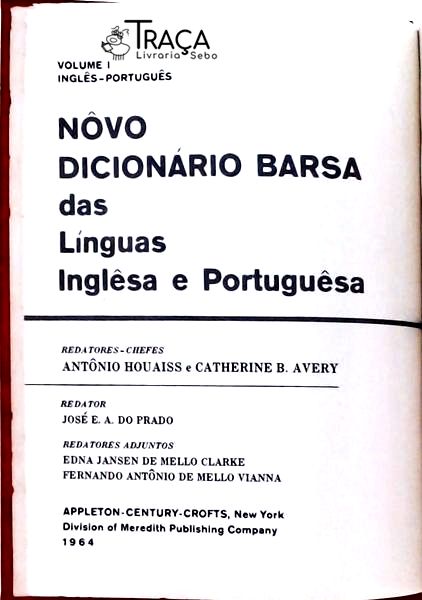 Dicionário Barsa - 2 Volumes