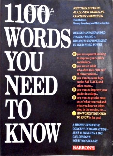 1100 Words You Need To Know
