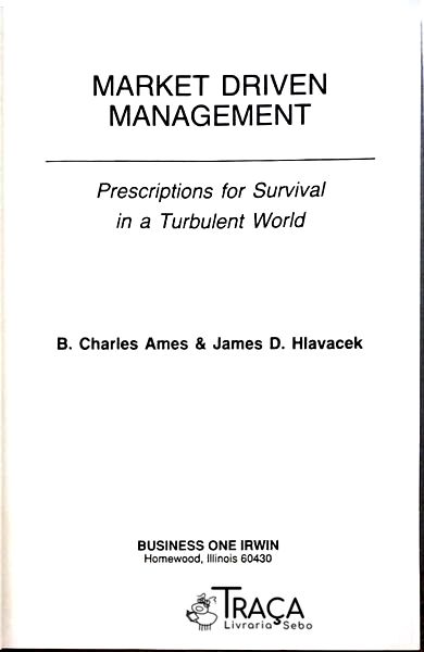 Marketing Driven Management