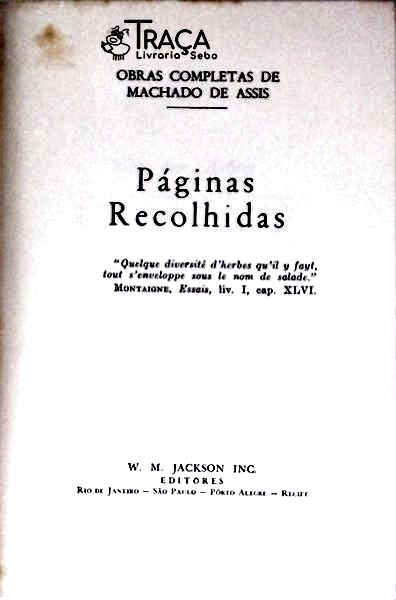 Páginas Recolhidas