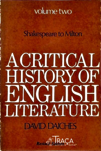 A Critical History Of English Literature Vol. 2