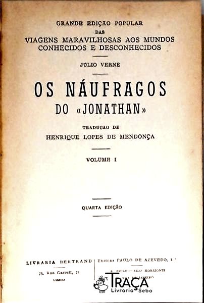 Os Náufragos Do Jonathan - Volume 1