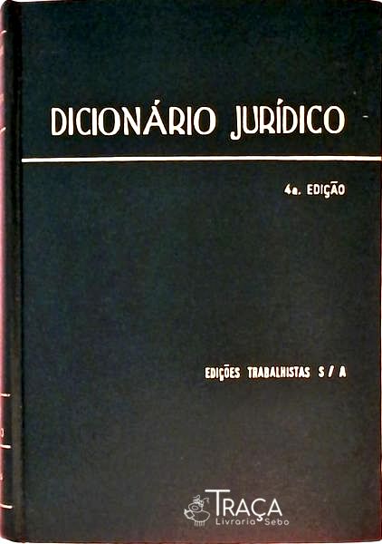 Dicionário Jurídico - 2 Volumes