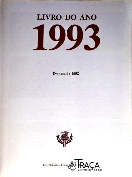 Livro Do Ano 1993