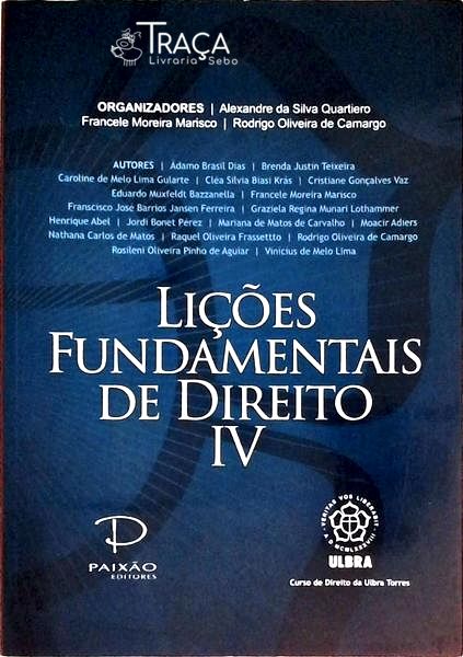 Lições Fundamentais de Direito Iv