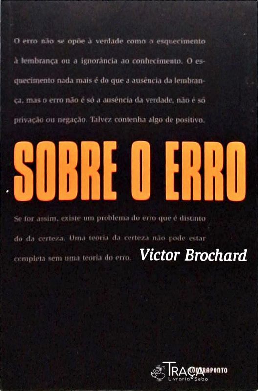 Sobre O Erro