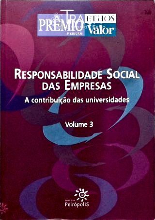 Responsabilidade Social das Empresas - Volume 3