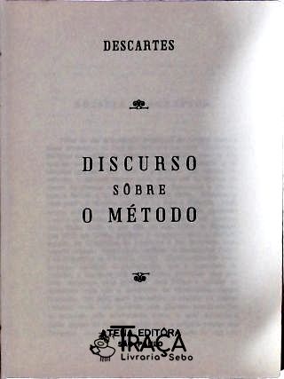 Discurso Sobre o Método