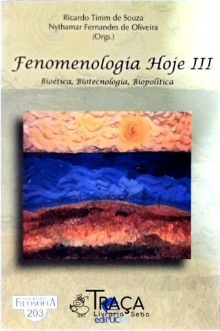 Fenomenologia Hoje Iii