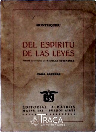 Del Espiritu de Las Leyes
