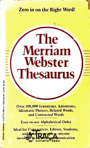 The Merriam-webster Thesaurus