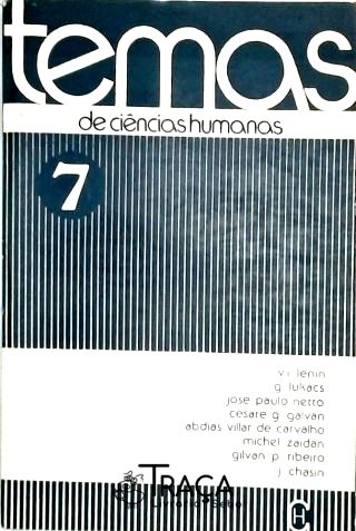 Temas de Ciências Humanas Nº 7
