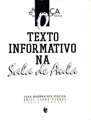 O Texto Informativo Na Sala de Aula