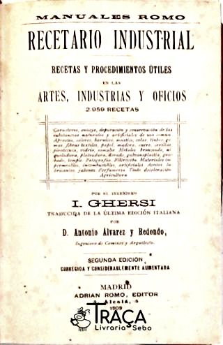 Recetario Industrial