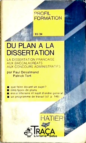 Du Plan a La Dissertation