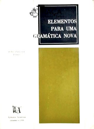 Elementos para Uma Gramatica Nova