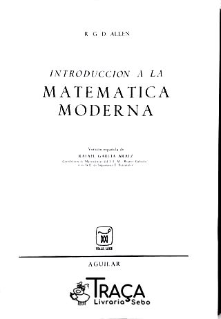 Introduccion a La Matematica Moderna