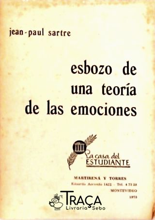 Esbozo para Una Teoria de Las Emociones
