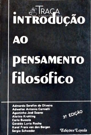 Introdução Ao Pensamento Filosófico