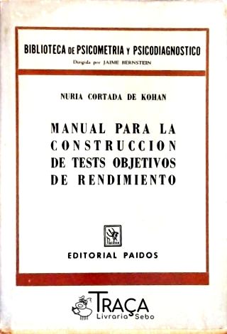 Manual para La Construccion de Tests Objetivos de Rendimento