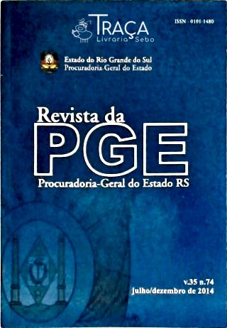Revista da Pge Procuradoria-geral do Estado do Rs - Vol. 35 Nº 74