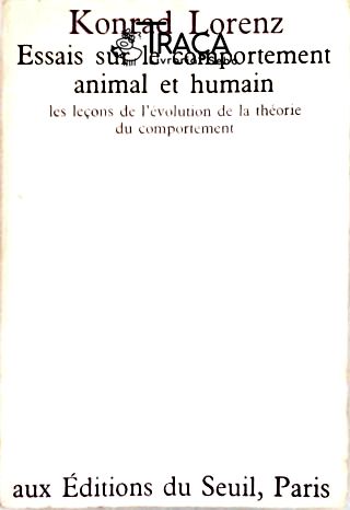 Essais Sur Le Comportement Animal Et Humain