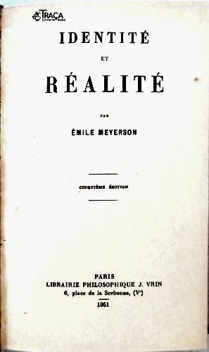 Lidentité Et Réalité
