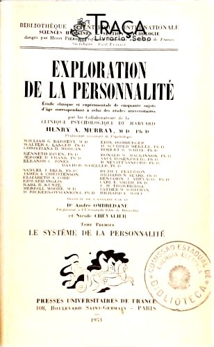 Exploration de La Personnalité - Vol. 1