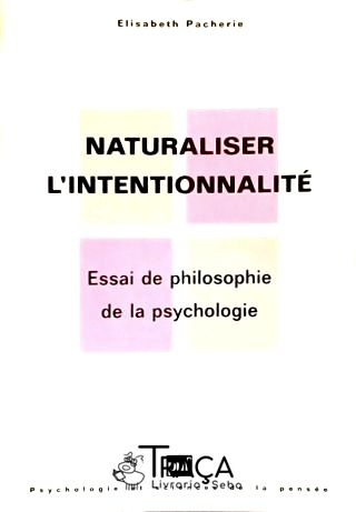 Naturaliser LIntentionnalité