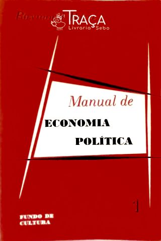 Manual de Economia Política - Vol. 1