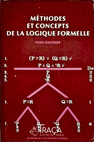Méthodes et Concepts de la Logique Formelle