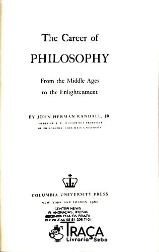 The Career Of Philosophy - em 3 Volumes
