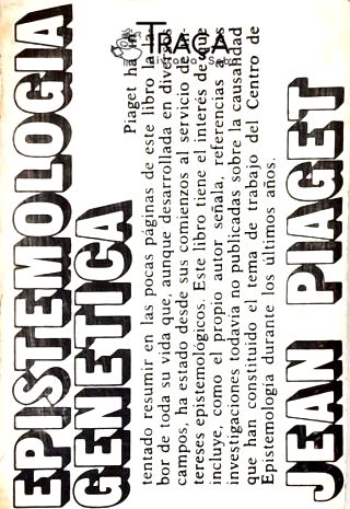 La Epistemologia Genética