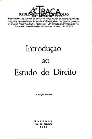 Introdução Ao Estudo do Direito