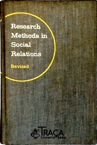 Research Methods In Social Relations